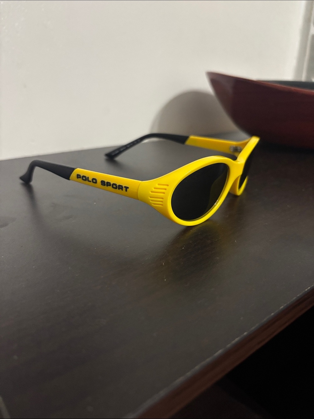 Polo by Ralph Lauren Yellow and Black Polo Sport Sunglasses